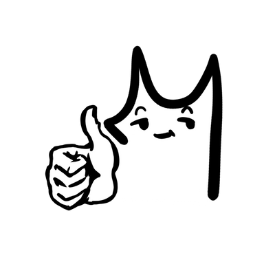 OK cat sticker