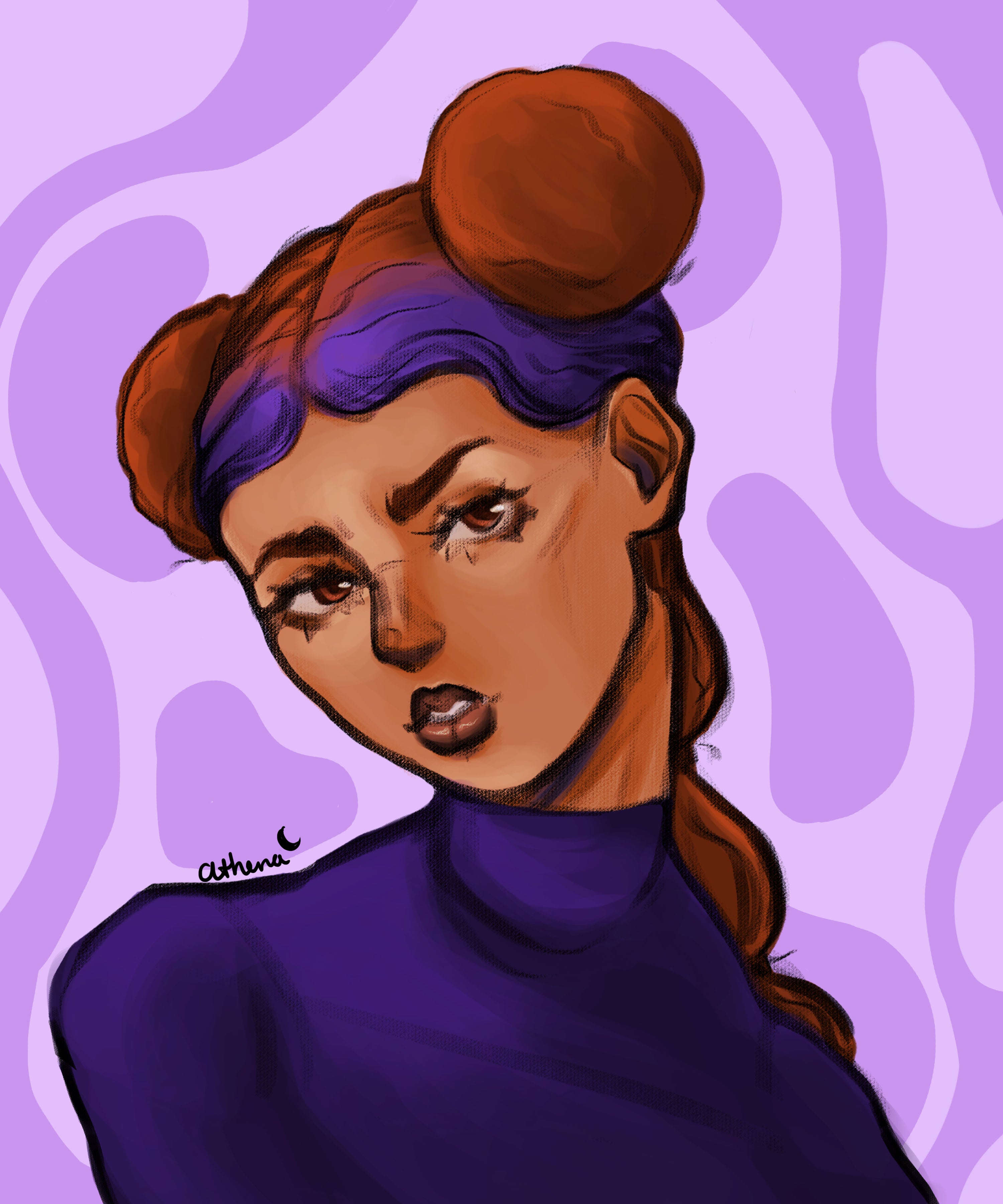 Purple 12x15