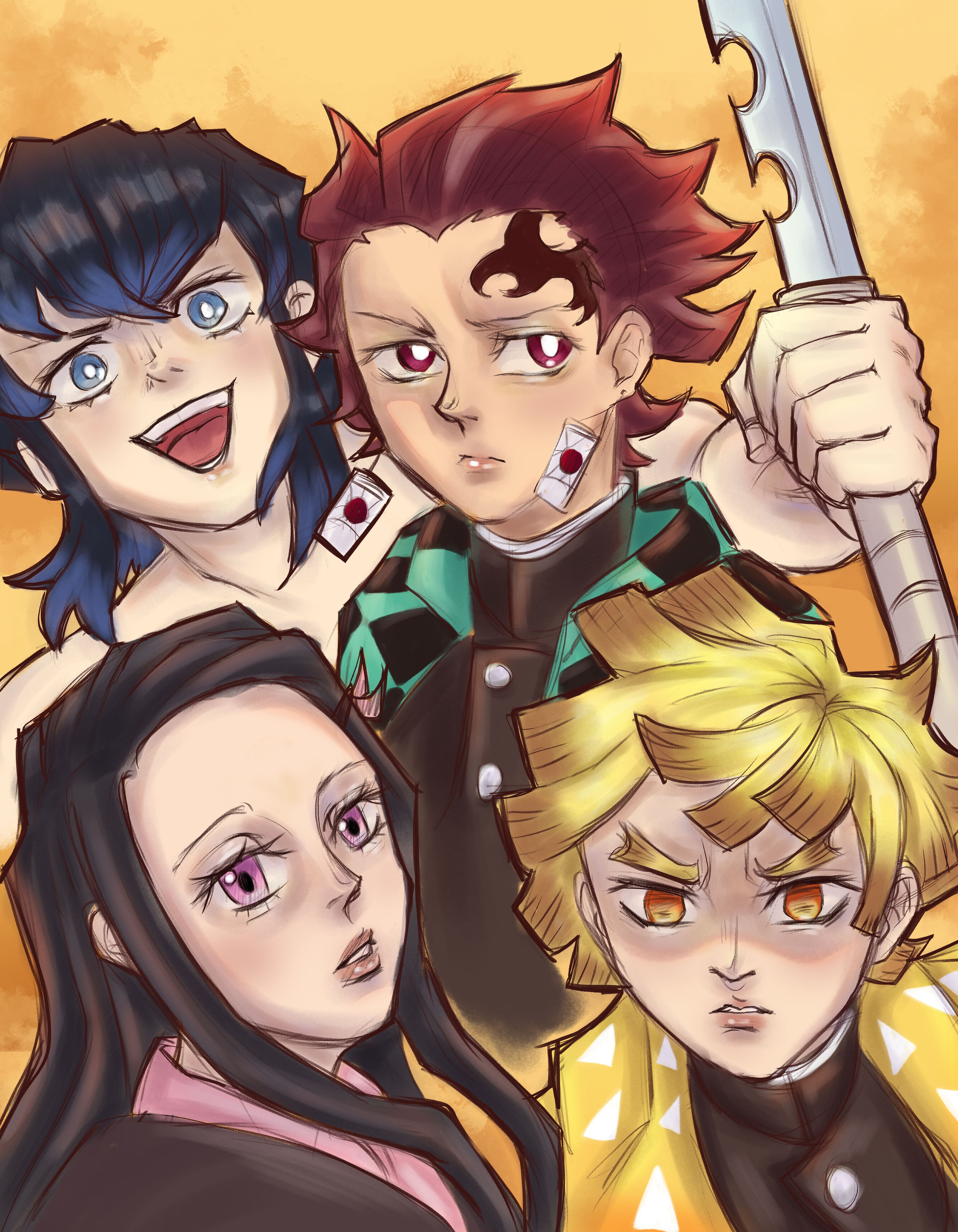 Demon Slayer Print 12x15